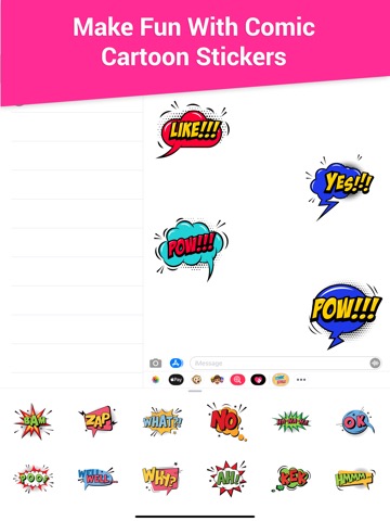 Comic Cartoon Stickersのおすすめ画像3