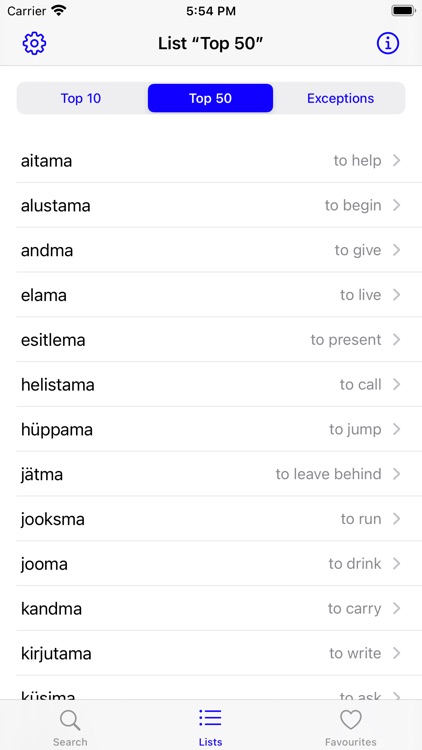 Estonian Verbs screenshot-4