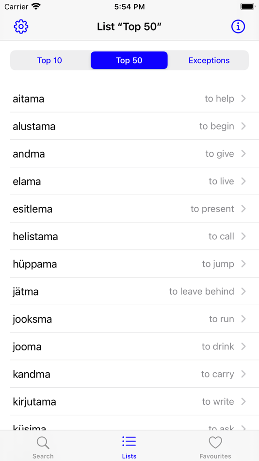 #5. Estonian Verbs (iOS) 由: DekSoft
