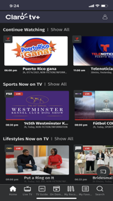 ClaroTV+ screenshot