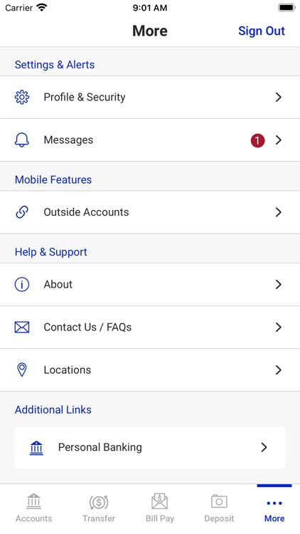 Metz Bank Mobile screenshot-3