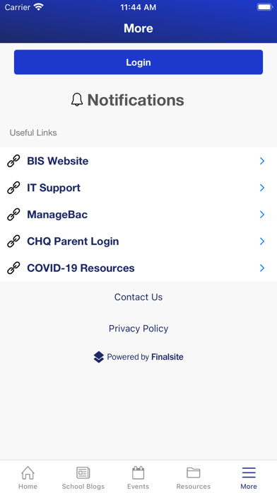 Bavarian International School Screenshot