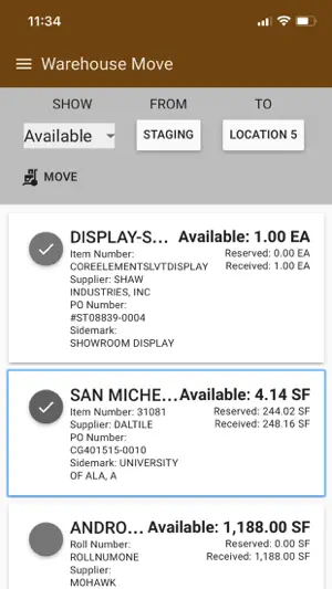 RFMS Warehouse screenshot 3