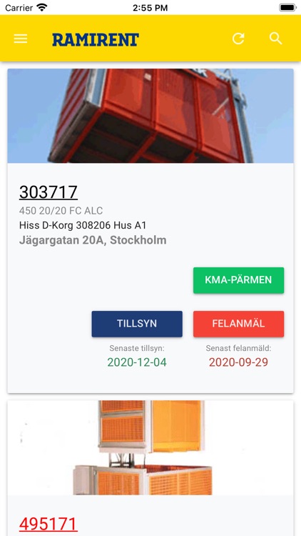 Ramirent Hiss Portal