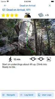 lcc bouldering guidebook iphone screenshot 3