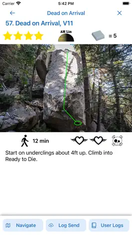 Game screenshot LCC Bouldering Guidebook hack