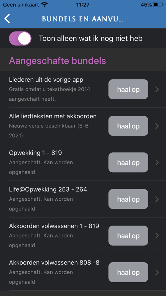 #4. Opwekkingsliederen (iOS) 由: Stichting Opwekkingslectuur
