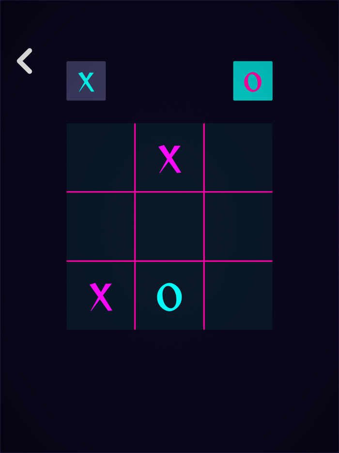 Tic Tac Toe - Glow XO Game
