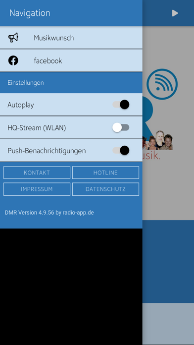 Deutsches Musik Radio (DMR) Screenshot