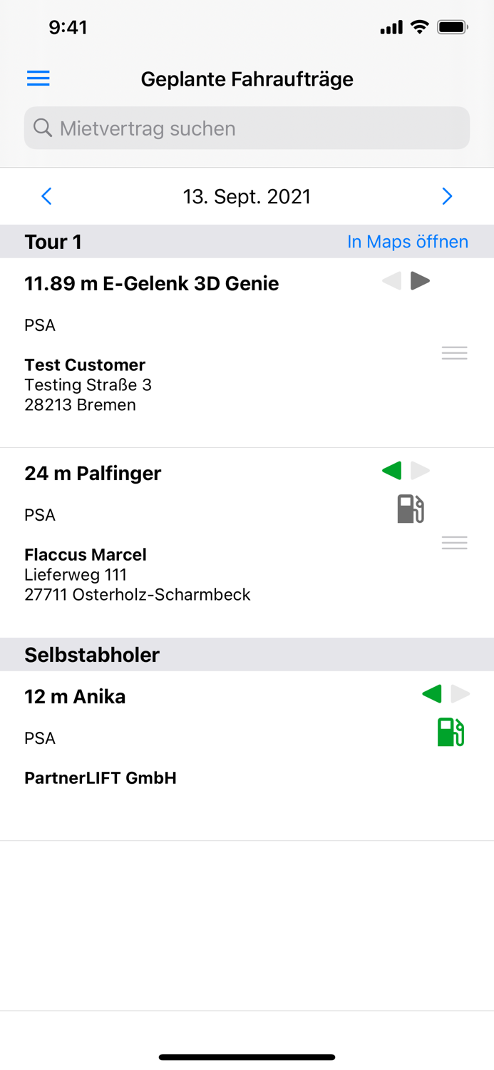 Mira - Papierlose Übergabe