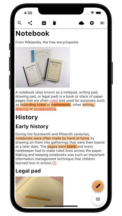 Motes - modern notes