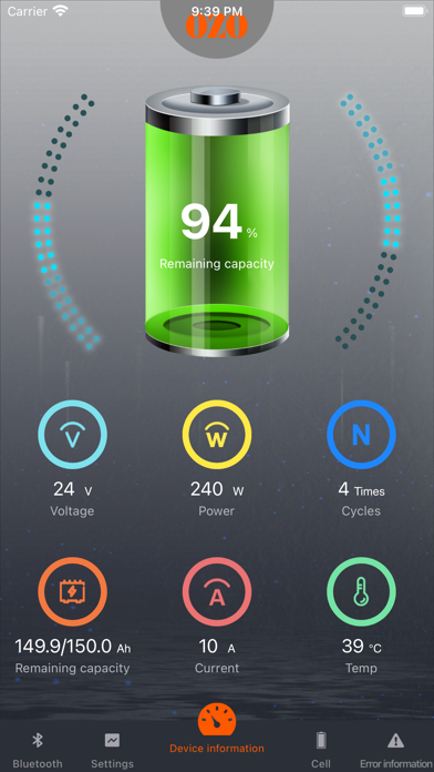 OZO BATTERIES Screenshot