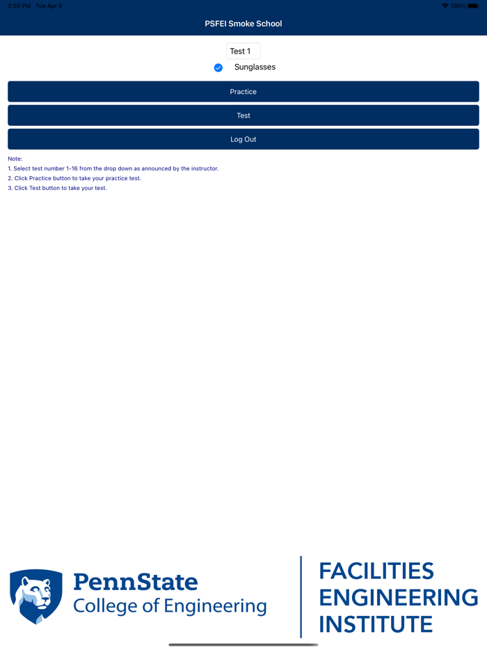 PSFEI Smoke School Test