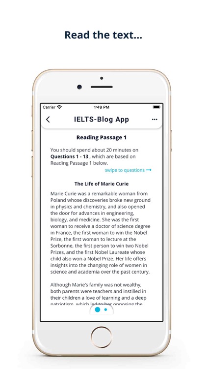 IELTS-Blog App for practice screenshot-4