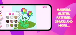 Game screenshot Girls Coloring Book Draw on go apk