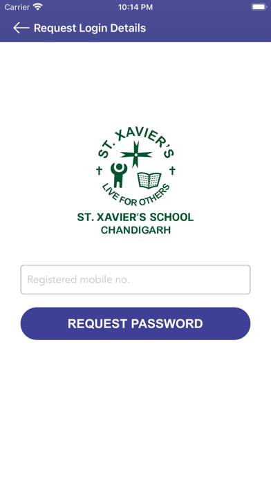 St. XAVIERS SCHOOL CHANDIGARH Screenshot