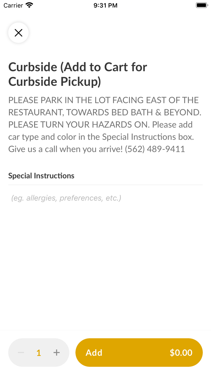 Crazy Fish - Ordering