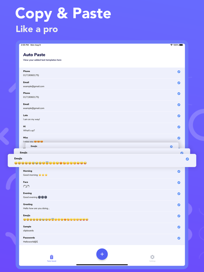 Auto Paste Keyboard Autopaste