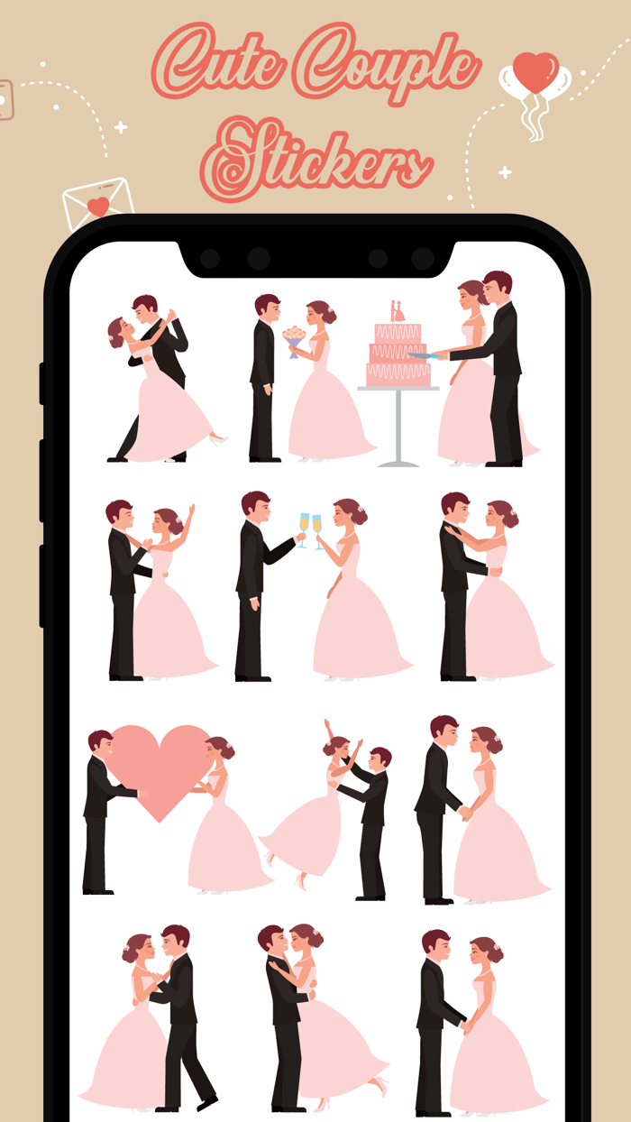 Animated Cute Couple Love