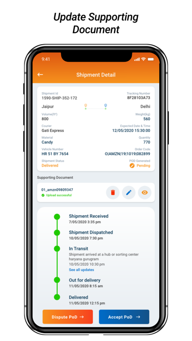 GoBOLT Consignee Screenshot