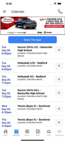Game screenshot Columbus North Athletics hack