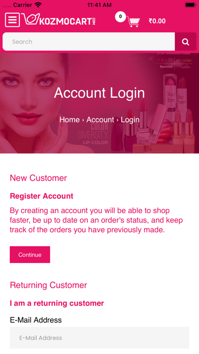 KozmoCart Screenshot