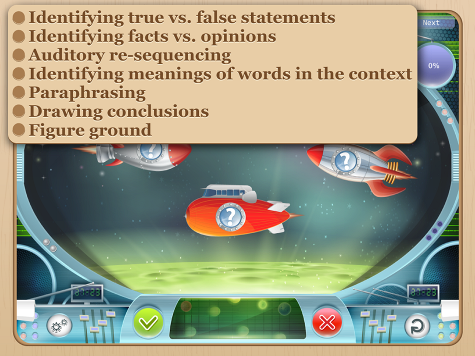 #3. Auditory Reasoning (iOS) 来自: Virtual Speech Center Inc.