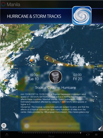 Typhoon  台風情報·嵐経路図·サイクロン衛星レーダーのおすすめ画像1