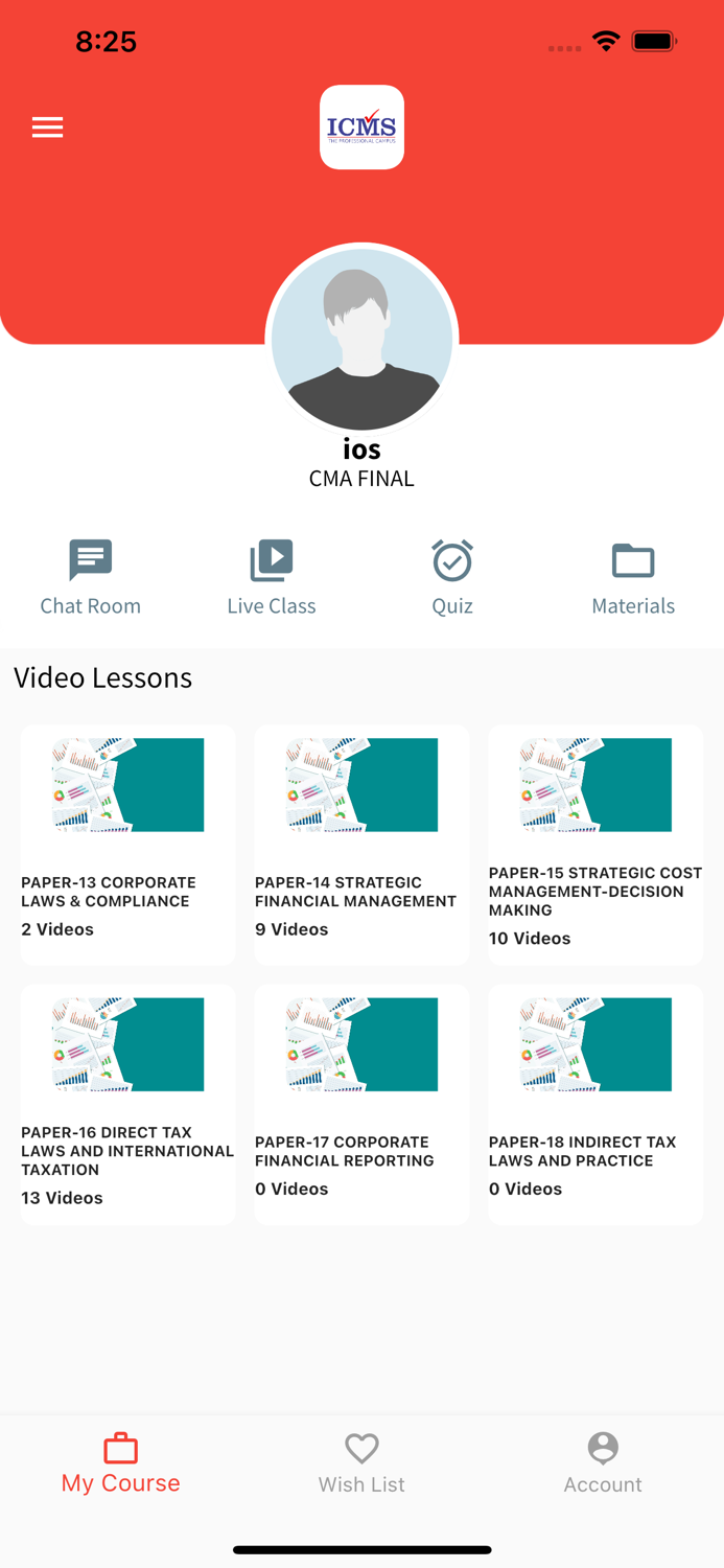 ICMS The Learning App