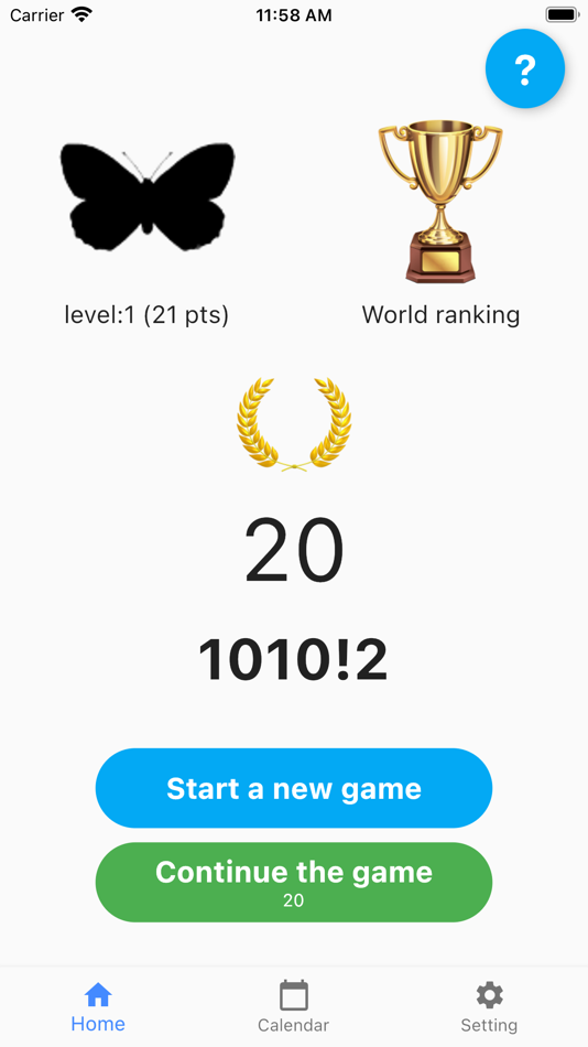 #1. 1010! 2 (iOS) 由: Gyuhyeon Jeon