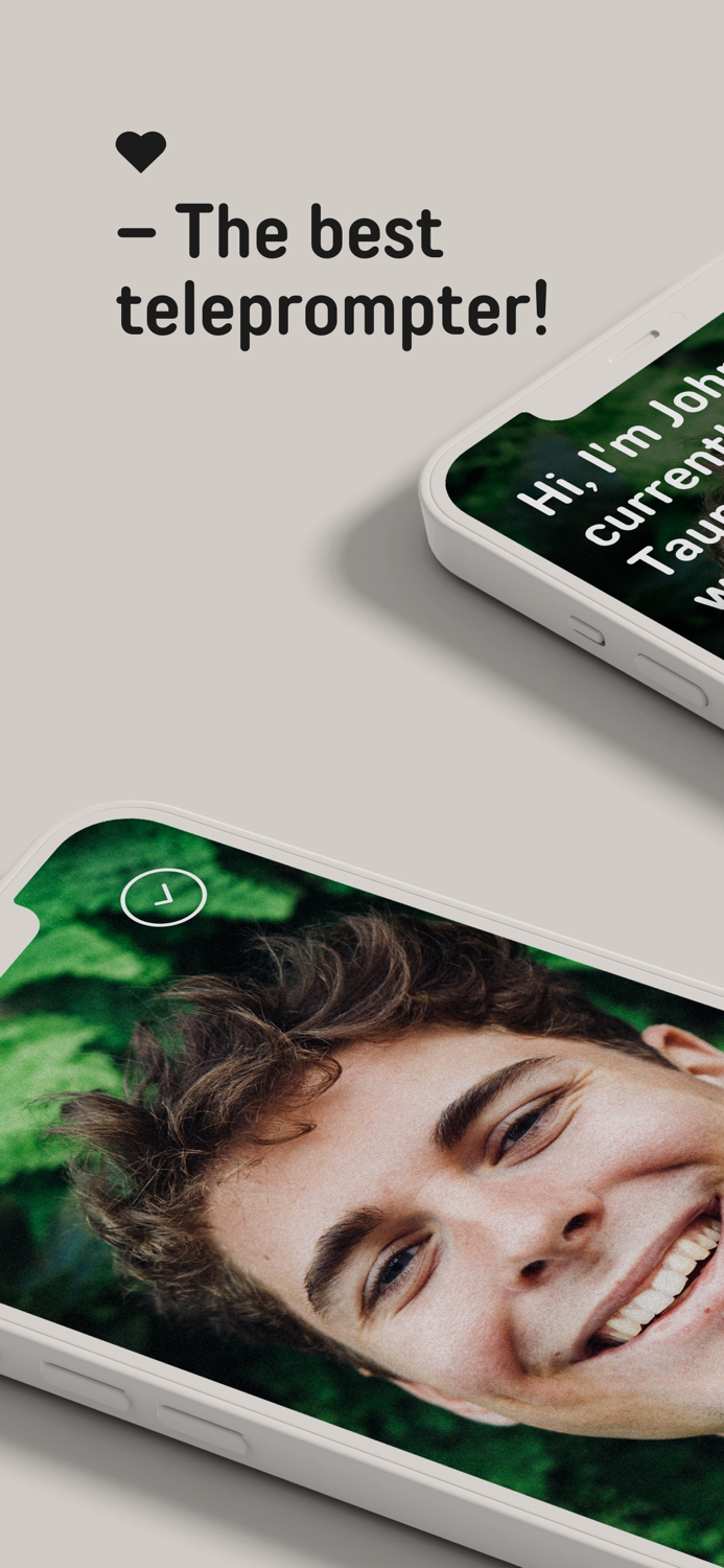 Prompted – a Teleprompter app