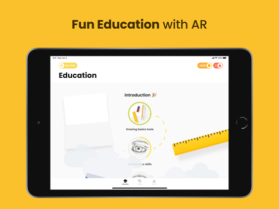 Screenshot #4 pour ARtville - learn to draw