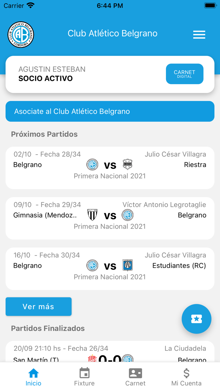 App oficial de C.A. Belgrano