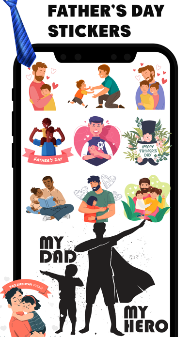 Father's Day Stickers!!!! Screenshot 2 - AppWisp.com
