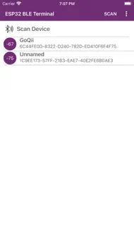 ESP32 BLE Terminal iphone bilder 0
