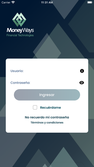MoneyWays Screenshot