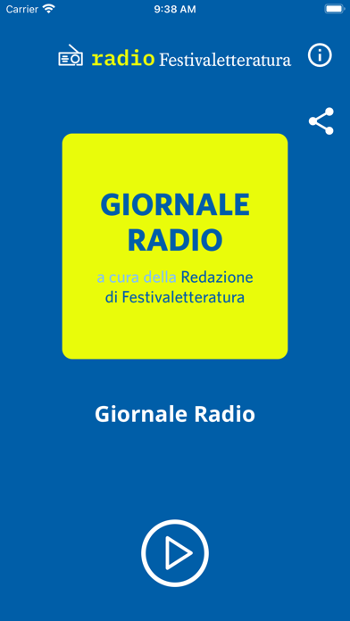 Radio Festivaletteratura Screenshot