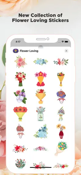 Game screenshot Flower Loving Stickers apk
