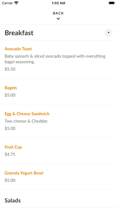 Front Street Coffeehouse Screenshot