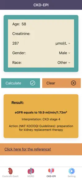 Game screenshot eGFR Calculators Pro hack