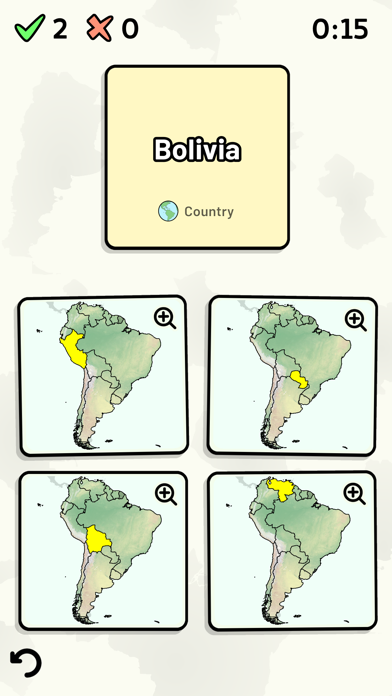 South American Countries Quiz Screenshot