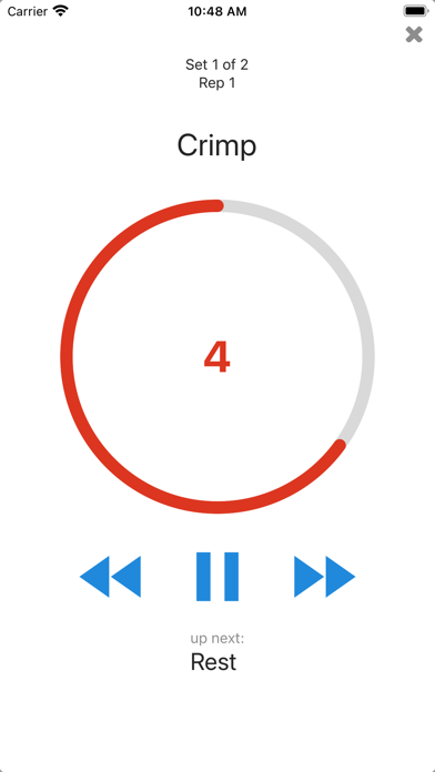 Screenshot #3 pour Foxtrot Hangboard Trainer