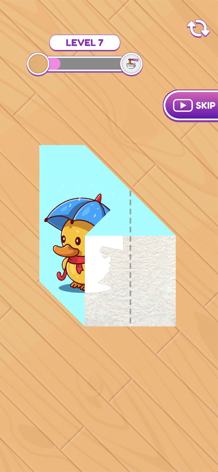 Paper Fold - Pictures Puzzle