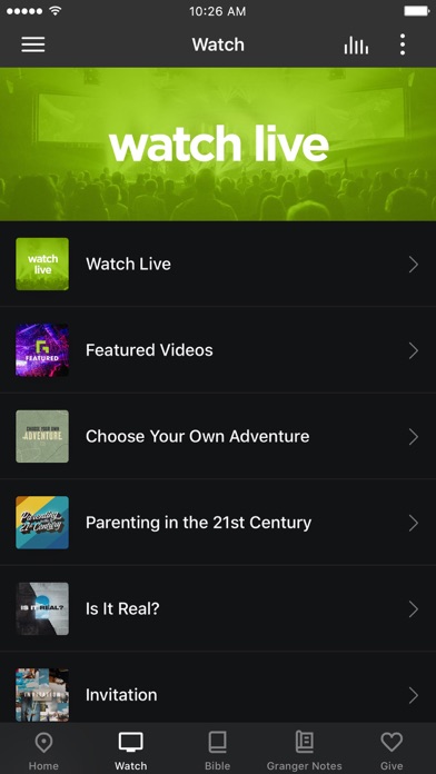 Granger Community Church Screenshot