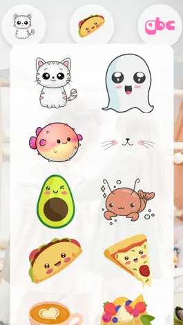 Game screenshot Kawaii Photo Stickers apk