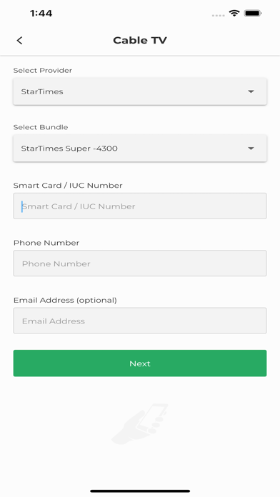 iRecharge Screenshot