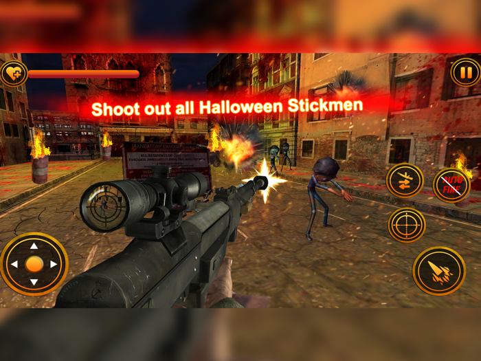 Stickman Zombie Sniper Shooter