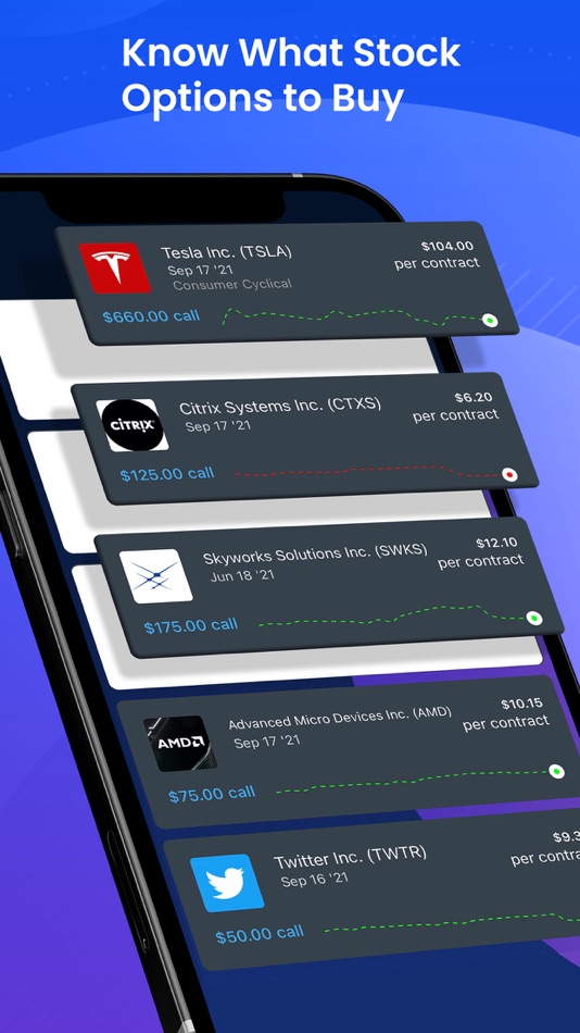 #1. Options Alerter (iOS) 由: Taplistic, LLC