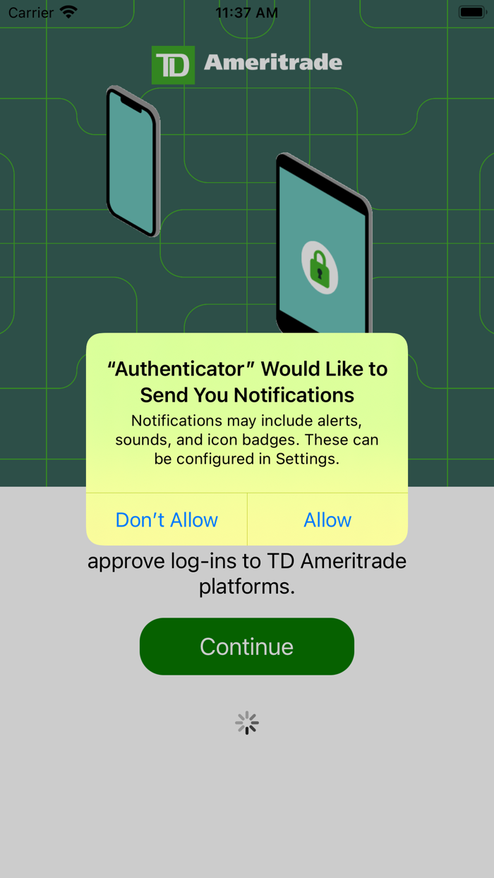 TD Ameritrade Authenticator
