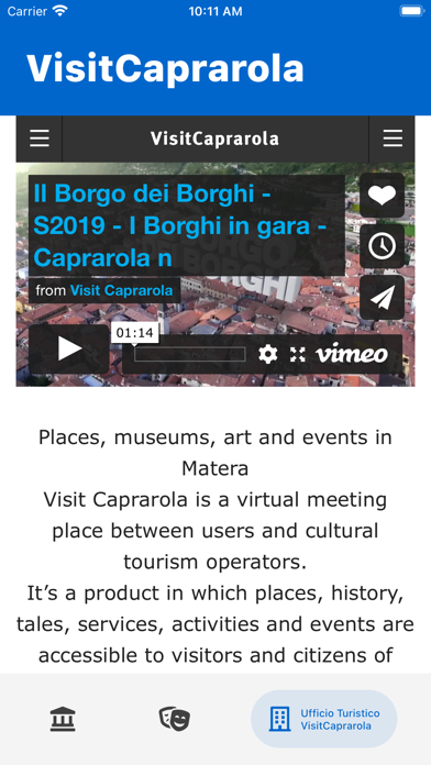 VisitCaprarola Screenshot